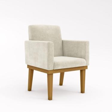 Imagem de Cadeira Com Base Mesa De Estudos Poltrona bege
