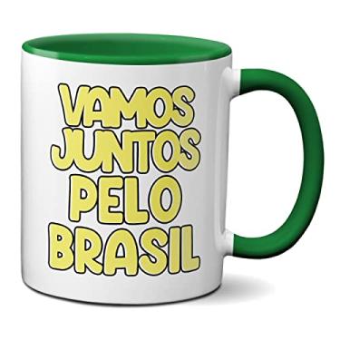 Imagem de Caneca Presidencial Vamos Juntos Pelo Brasil (Verde)