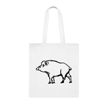 Imagem de Sacola de javali, presente de sacola de javali, bolsa de ombro de javali, sacos reutilizáveis de javali, ideia de presente de cesta de natal de aniversário, presente para ela, presente