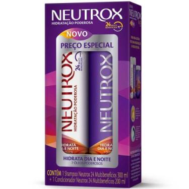 Imagem de Neutrox Kit Shampoo 300ml Condicionador 200ml 24 Multibeneficios