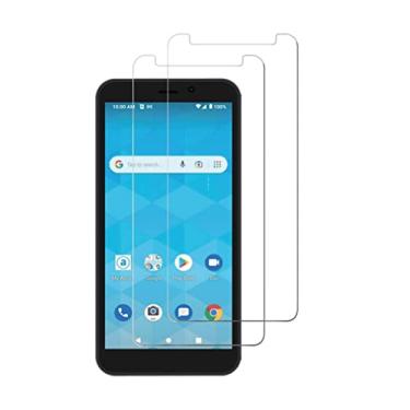 Imagem de Película protetora de tela Damondy para Wiko Life 3, resistente a arranhões e bolhas sem impressões digitais HD transparente, compatível com capas, filme de vidro temperado para Wiko Life 3 U316AT