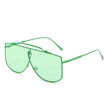 Imagem de Óculos de sol de armação de metal de uma peça para mulheres hombre steampunk personalidade óculos de sol feminino gafas de sol, 3, tamanho único