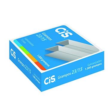 Imagem de Grampo 23/15 Galvanizado p/140 folhas, 181.1200, Caixa c/ 1000 grampos