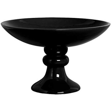 Imagem de Centro De Mesa Monaco Pé Alto Ceramicas Pegorin Preto No Voltagev