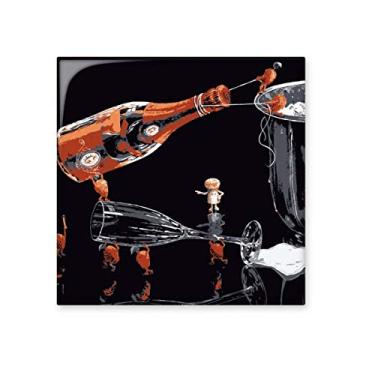 Imagem de Pedra de enfeite de balde de gelo para decoração de azulejo de cerâmica brilhante