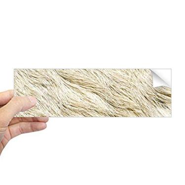 Imagem de DIYthinker Adesivo retangular com textura de pele de pena lisa cinza prata para notebook decalque de janela