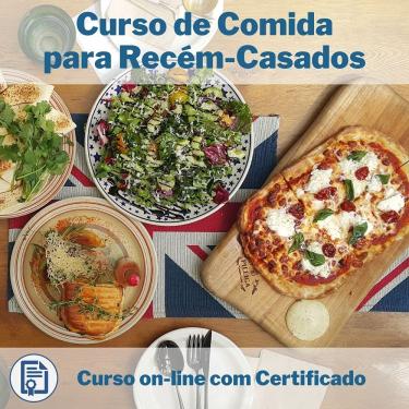 Imagem de Curso Online em videoaula de Comida para Recém-Casados com Certificado + 2 brindes