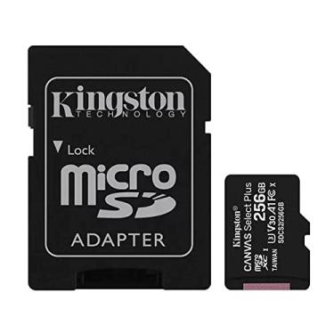 Imagem de Cartão de Memória MicroSD 256GB e Adapt Certificação A1 Aplicativo Classe de Vídeo V30 Velocidade de 100Mbs Ideal para Smartphones, Câmeras - No Brasil