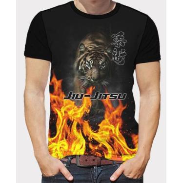 Imagem de Camiseta Jiu Jitsu Arte Suave Estampa Total - Tritop Camisetas
