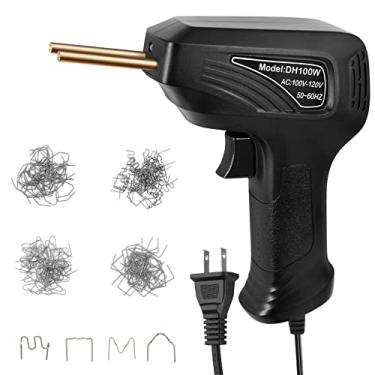 Imagem de CIADAZ 2023 nova versão 70 w mini grampeador quente portátil, máquina de solda de plástico kit de reparo de pára-choques de carro soldador de plástico kit de reparo de pára-choques de carro plano/cant