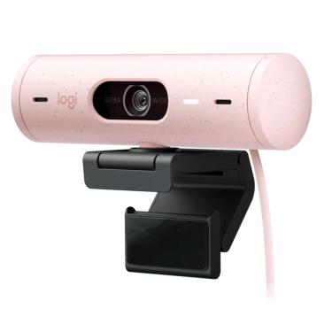 Imagem de Webcam Logitech Brio 500 Full HD Rosa - 960-001418 - Rosa