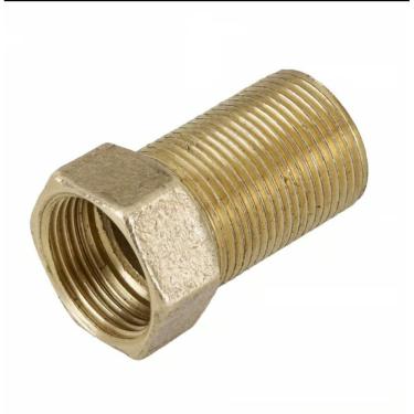 Imagem de NIPLE PROLONGADOR 1/2X1/2 CONEXAO LONGO 4,8cm