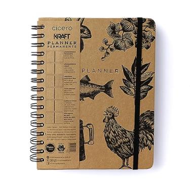 Imagem de Planner Permanente Wire-O Kraft Semanal Notas A5 Relicário, Cicero