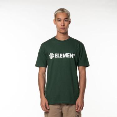 Imagem de Camiseta Element E471a0664 Blazin Color - Verde Escuro