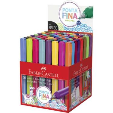 Imagem de Caneta Com Ponta Porosa Fine Pen Colors - 70 Canetas - Faber-Castell