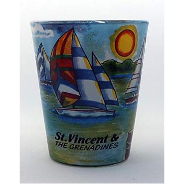 Imagem de St. Vincent e as Granadinas Veleiro In-and-Out Shot Glass