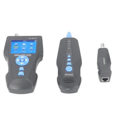 Imagem de Testador de Cabo de Rede Multifuncional Com Função de Porta Piscando, Comutação de 2 Modos para Switches POE, Teste de PING, Medição Precisa de Comprimento (plugue americano)