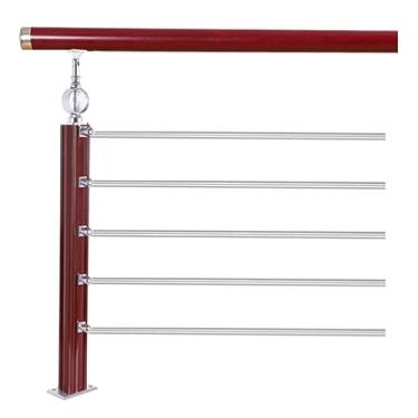 Imagem de Flexível Corrimões para degraus ao ar livre, degraus internos, balaústres de escada, poste, corrimão de liga de alumínio de transição para loft de jardim Espesso