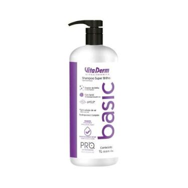 Imagem de Vitaderm Basic Shampoo Super Brilho 1L