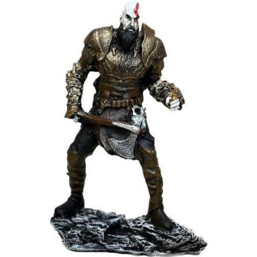 Boneco Thor God of War Ragnarok Colecionavel Estátua de Resina