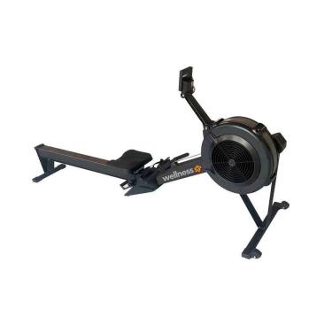 Imagem de Remo Indoor Preto Resistência a Ar com 10 Níveis Painel LCD Wellness - GY077