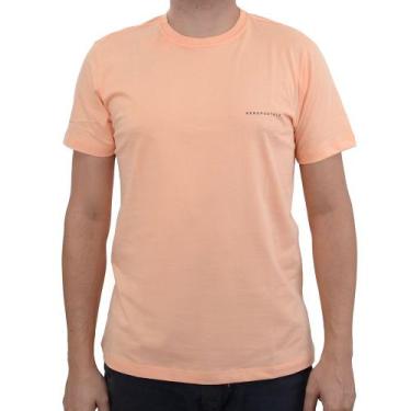Imagem de Camiseta Masculina Aeropostale Mc Laranja Claro - 87901