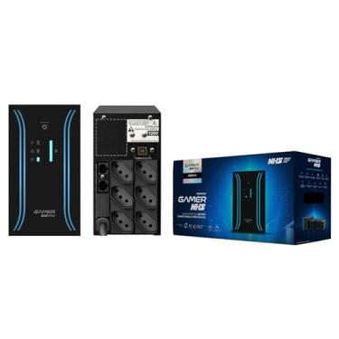 Imagem de Nobreak Gamer NHS 600VA Mini Senoidal Preto 91.G0.006000