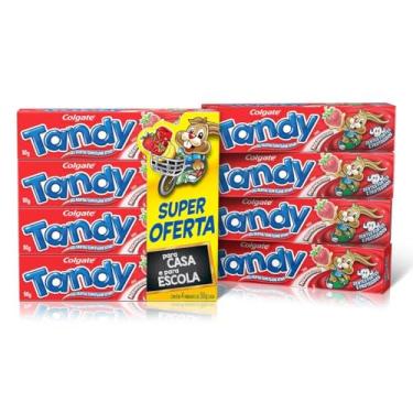 Imagem de Colgate Creme Dental Infantil Tandy Morangostoso 50g 4 unidades