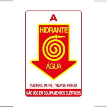 Imagem de Placa De Sinalização Hidrante A Água 20X30 Ekomunike - X-710 F9e
