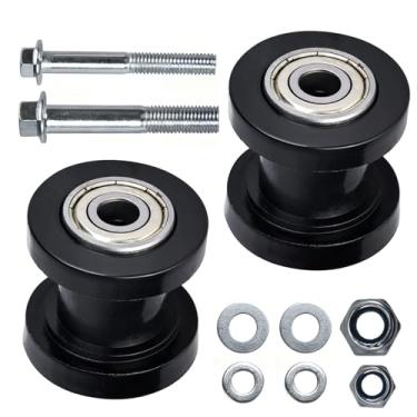 Imagem de Motcoda 8 mm e 8 mm de corrente de roldana tensor guia de roda para motocicleta mini bicicleta quadriciclo 125cc 140cc 160cc SSR XR125 KLX110 CRF50 Pitster Pit Dirt Bike peças (preto)