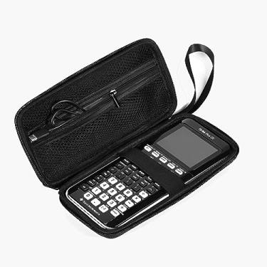 Imagem de AMSAMOTION Capa para calculadora de cores Texas Instruments TI-84 Plus TI-83 Plus CE, suporte de armazenamento para Casio TI-89 fx-9750GIII TI-30XS capa rígida de viagem bolsa de armazenamento