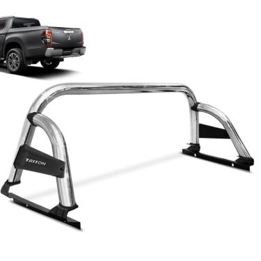 Imagem de Santo Antonio L200 Triton Sport 2017 2023 Cromado ST Barra