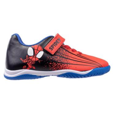 Imagem de Chuteira Dray Futsal Marvel Homem Aranha Infantil Preto-Unissex