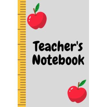 Imagem de Caderno do professor: 15 x 23 cm, 120 páginas, ótimo para observação infantil, planejamento de aula, minutos de reunião, ideias de sala de aula, notas de treinamento