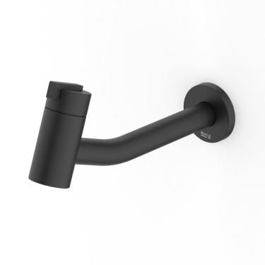 Imagem de Torneira para Lavatório de Parede New Singles Matte Black Preto Matte