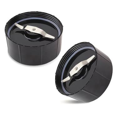 Imagem de Conjunto de 2 peças de lâmina de trituração plana para Magic Bullet 250W, peças de reposição compatíveis com o liquidificador Magic Bullet modelo MB1001