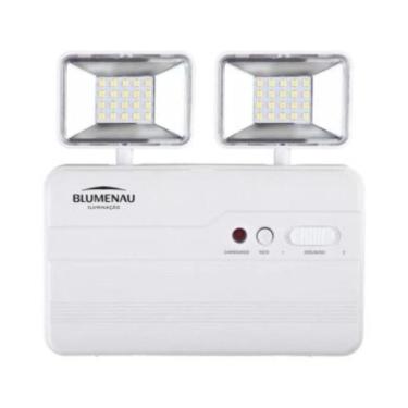 Imagem de Luminária Emergência Bloco Autônomo Led Blumenau 1200 Lúmens