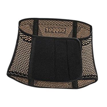 Imagem de Fancyes Cinta lombar, cinta lombar, fibra de cobre leve respirável, cinto de suporte lombar para treino, esportes, academia, fitness, 105 Cm