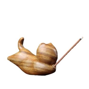 Imagem de Enfeites de mesa com inserção de incenso para gatos Jum Queimador de incenso criativo para casa - plugue perfumado 1-5,5 * 2 * 4 cm