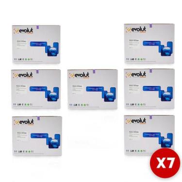 Imagem de Kit 7x Cartucho De Toner Para Impressora Q2612a 2612a 12 - Evolut