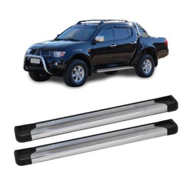 Imagem de Estribo L200 Triton 2008 a 2016 Cromado Aluminio - CCF