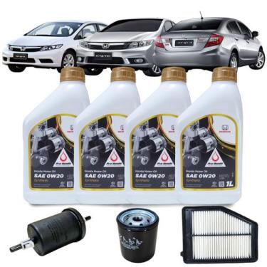 Imagem de Kit Troca de Óleo Honda Civic G9 2013 até 2015
