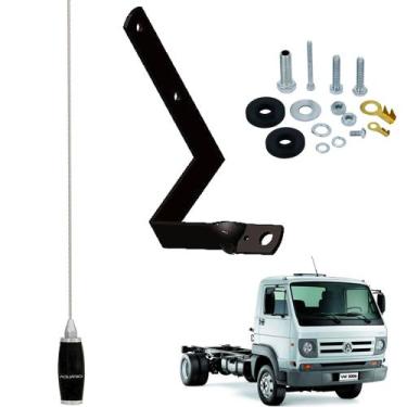 Imagem de Antena Móvel PX Inox 1,40 metros Suporte Dianteiro Volkswagen Delivery