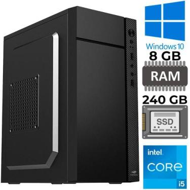 Imagem de Computador I5 3570,240G Ssd,8G Ram,H61 M2,Gab Mt-34Bk, Win10 - Sobralt