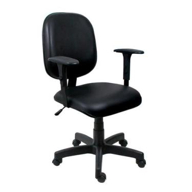 Imagem de Cadeira Diretor Operativa Com Braço Regulável Viena Preto - ULTRA Móve