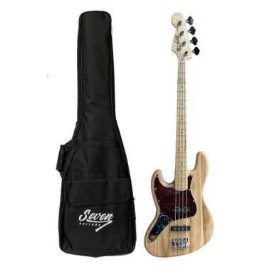 Imagem de Contrabaixo J.bass Seven Canhoto Sjb-47 LH NT 4c C/Bag - Seven Guitars