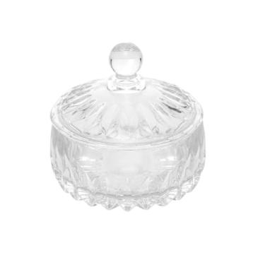 Imagem de WOLFF - Potiche Decorativo de Cristal Louise 14cm x 14cm - Enxoval - Decoração - Organização - Bomboniére - Vasos Decorativos