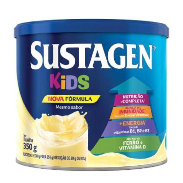 Imagem de Complemento Alimentar Sustagen Kids Baunilha Lata 350g, 350g, Baunilha