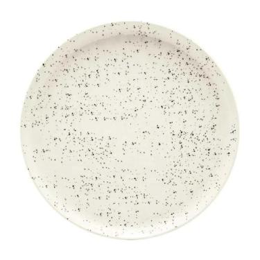 Imagem de Prato Raso Em Cerâmica Flat Chuvisco 26cm Oxford