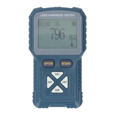 Imagem de Testador de Dureza, Durômetro Digital Com Display LCD Grande, Padrão HL, HB, HRB, HRC, HRA, HV, HS, Medidor Digital Portátil de Dureza para Borracha, Plástico, Piso, Pneu, Bola